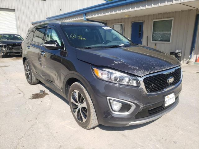 KIA SORENTO EX 2016 مع رقم تعريف المركبة 5XYPHDA50GG104517 - صورة من المزاد