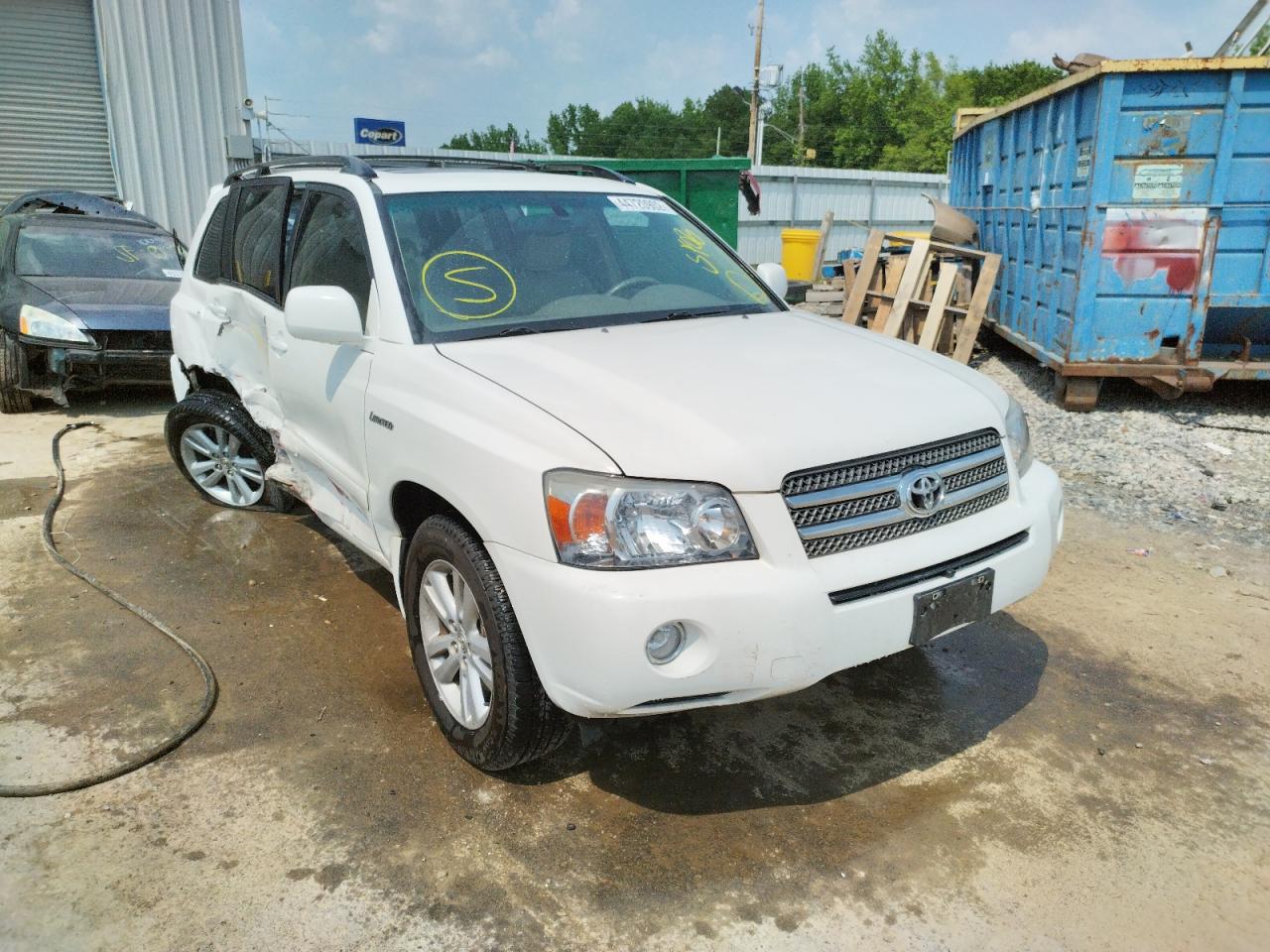 TOYOTA HIGHLANDER 2006 с VIN JTEEW21AX60002558 - Фото с аукциона