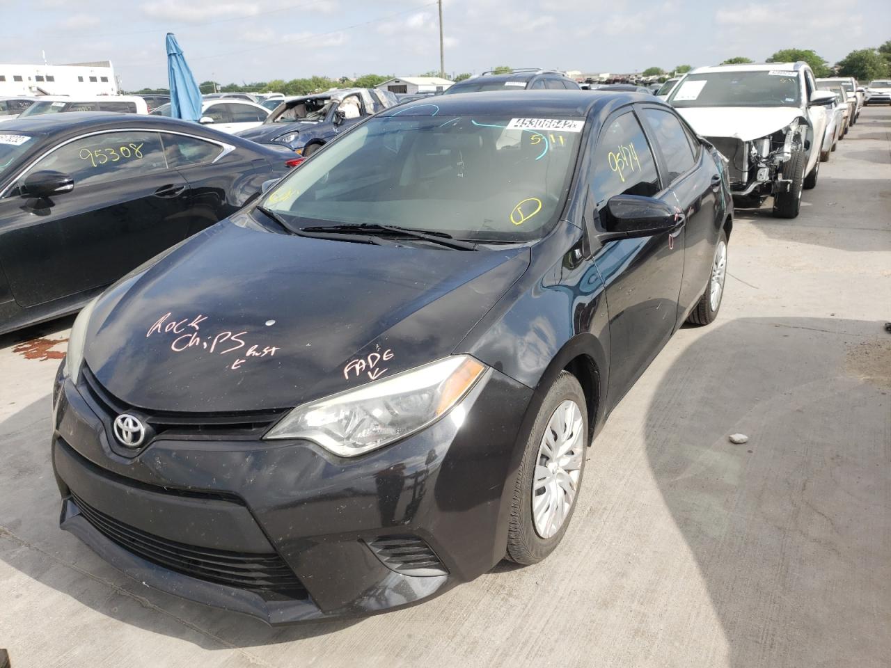 Photo 2 from auction – 2015 TOYOTA COROLLA L with VIN 2T1BURHE9FC315007