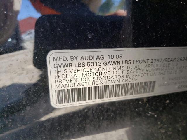 Photo 10 from auction – 2009 AUDI A6 PREMIUM with VIN WAUSG74F69N016602