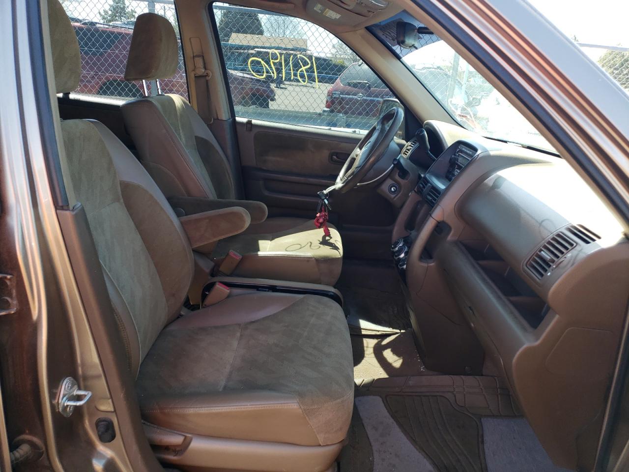 Photo 5 from auction – 2003 HONDA CR-V EX with VIN JHLRD788X3C019563
