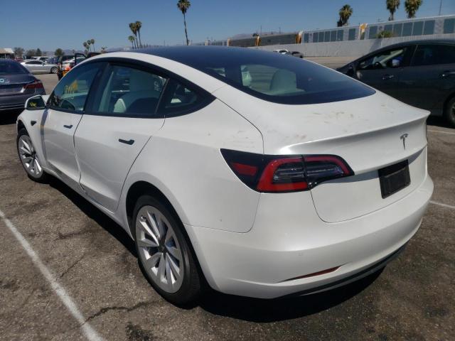 Photo 3 from auction – 2021 TESLA MODEL 3 with VIN 5YJ3E1EA2MF927787