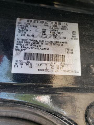 Photo 10 from auction – 2004 FORD EXPEDITION with VIN 1FMFU17L44LA32552