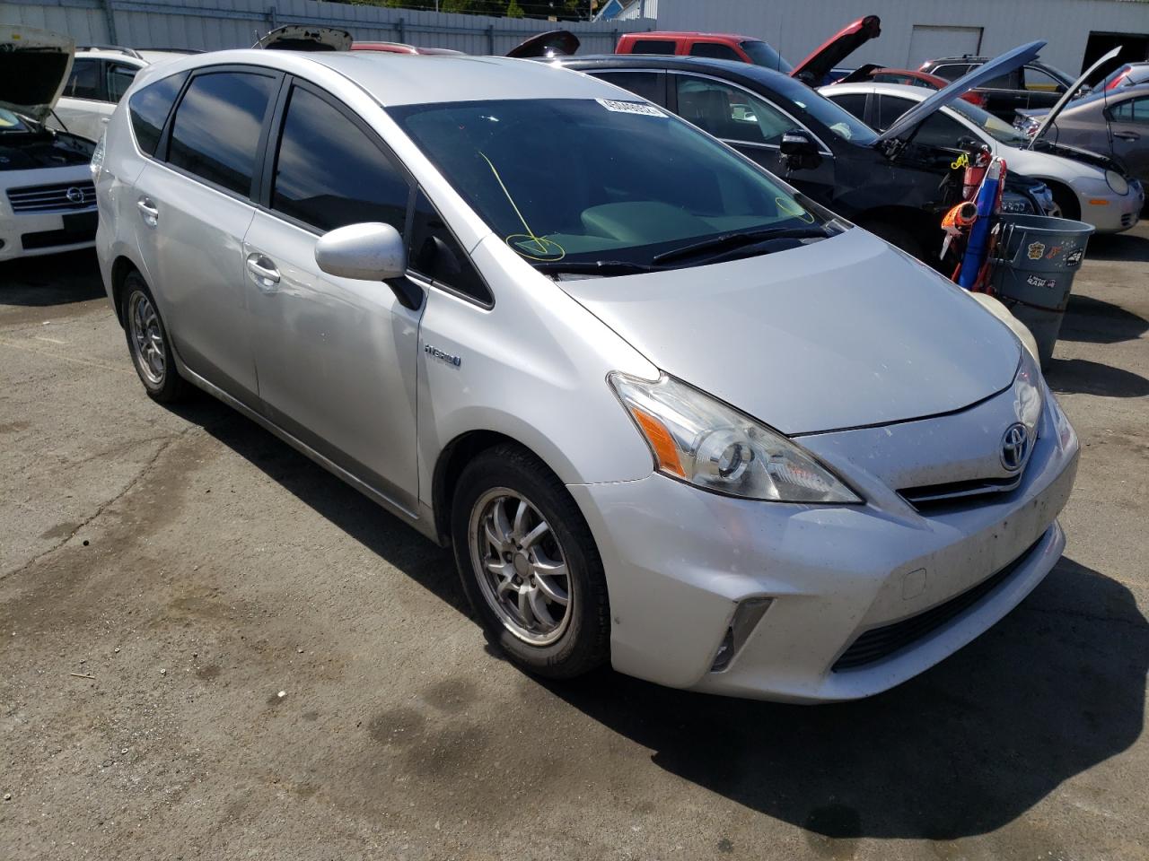 TOYOTA PRIUS V 2013 with VIN JTDZN3EU0D3191610 - Photo from auction