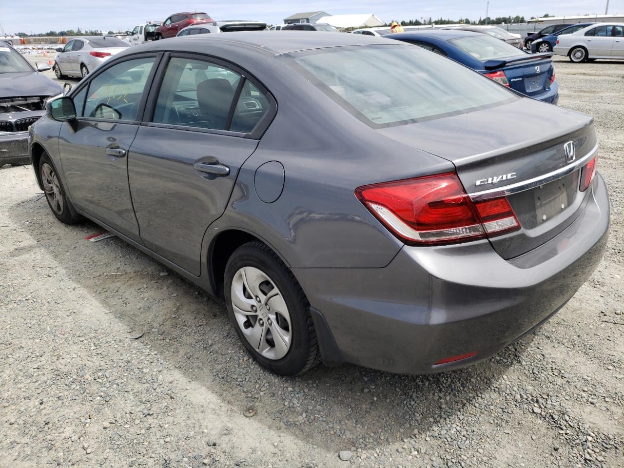Photo 3 from auction – 2013 HONDA CIVIC LX with VIN 19XFB2F54DE274317