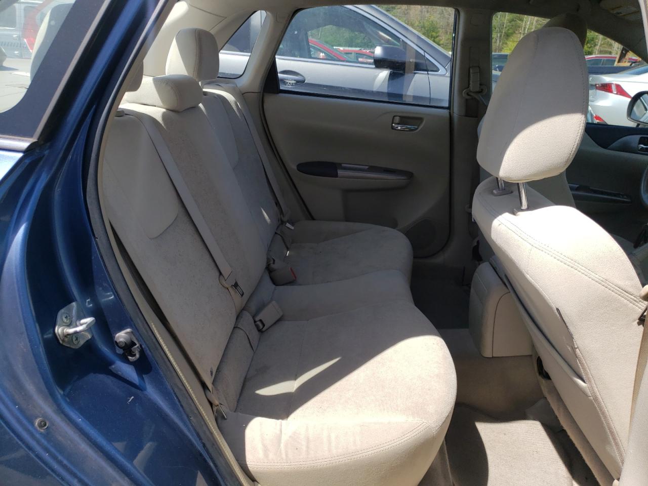 Photo 18 from auction – 2008 SUBARU IMPREZA 2. with VIN JF1GE61618H500516