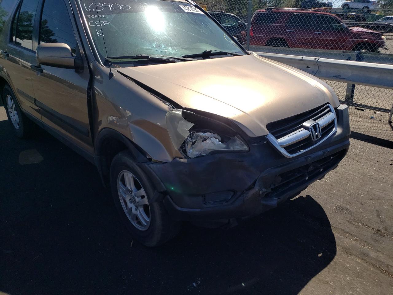 Photo 9 from auction – 2003 HONDA CR-V EX with VIN JHLRD788X3C019563