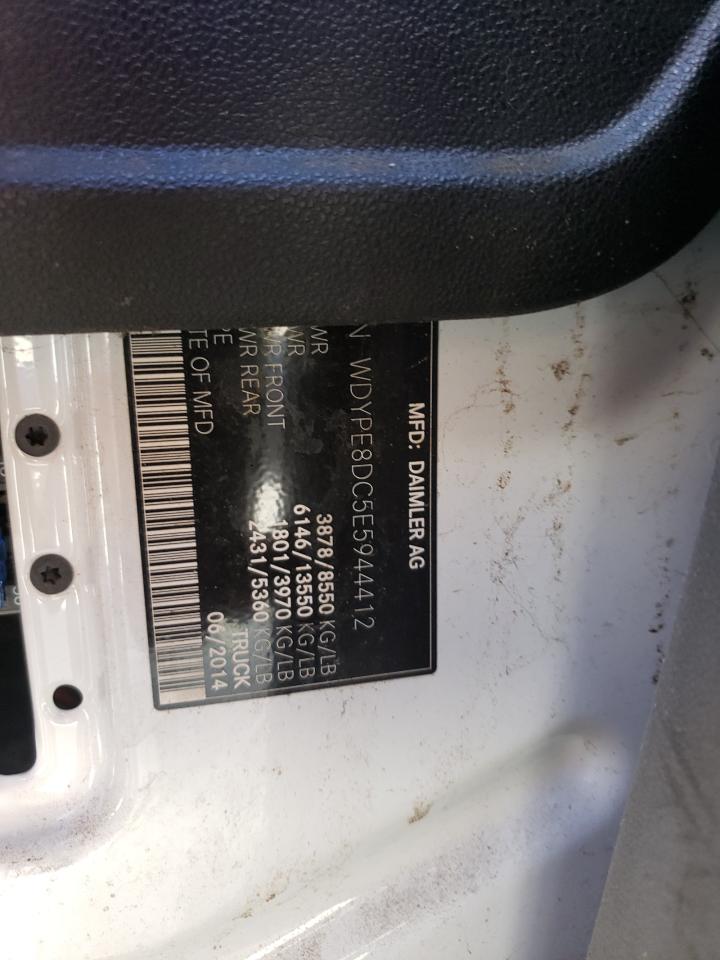 Photo 10 from auction – 2014 FREIGHTLINER SPRINTER 2 with VIN WDYPE8DC5E5944412