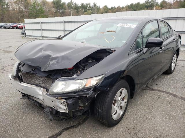 Photo 2 from auction – 2014 HONDA CIVIC LX with VIN 19XFB2F52EE006481