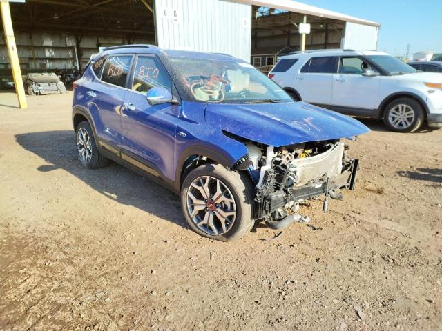 KIA SELTOS SX 2021 with VIN KNDETCA22M7056310 - Photo from auction