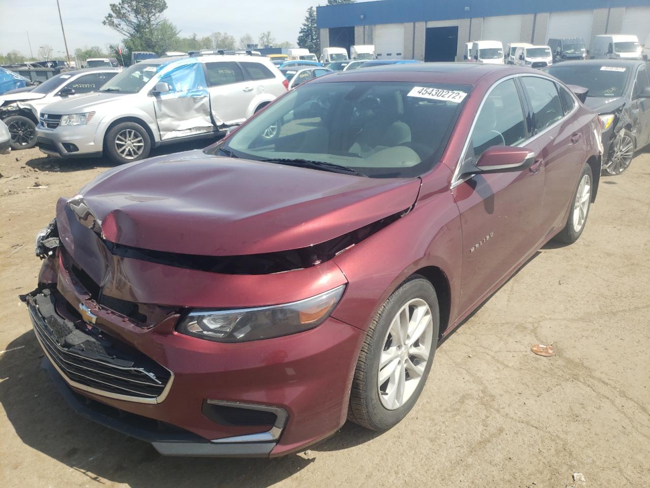 Photo 2 from auction – 2016 CHEVROLET MALIBU LT with VIN 1G1ZE5ST0GF330508