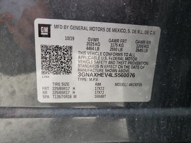 Photo 10 from auction – 2020 CHEVROLET EQUINOX LS with VIN 3GNAXHEV4LS560076