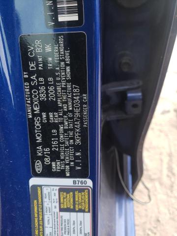 Photo 10 from auction – 2017 KIA FORTE LX with VIN 3KPFK4A79HE034187