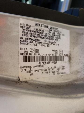 Photo 10 from auction – 2009 FORD FOCUS SES with VIN 1FAHP36N39W199869