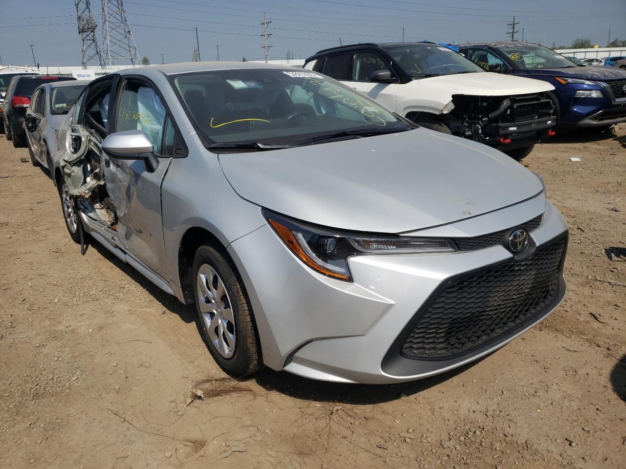 TOYOTA COROLLA LE 2021 with VIN 5YFEPMAE5MP233449 - Photo from auction