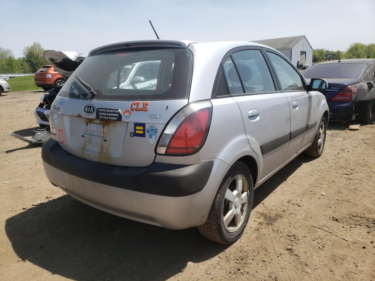 Photo 4 from auction – 2006 KIA RIO 5 with VIN KNADE163566099668