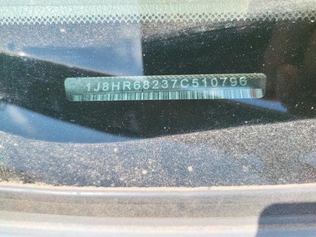 Photo 10 from auction – 2007 JEEP GRAND CHER with VIN 1J8HR68237C510796