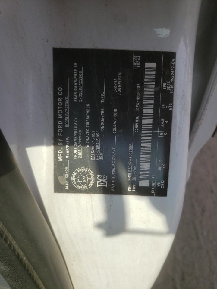 Photo 10 from auction – 2010 FORD TRANSIT CO with VIN NM0LS7DN2AT019992
