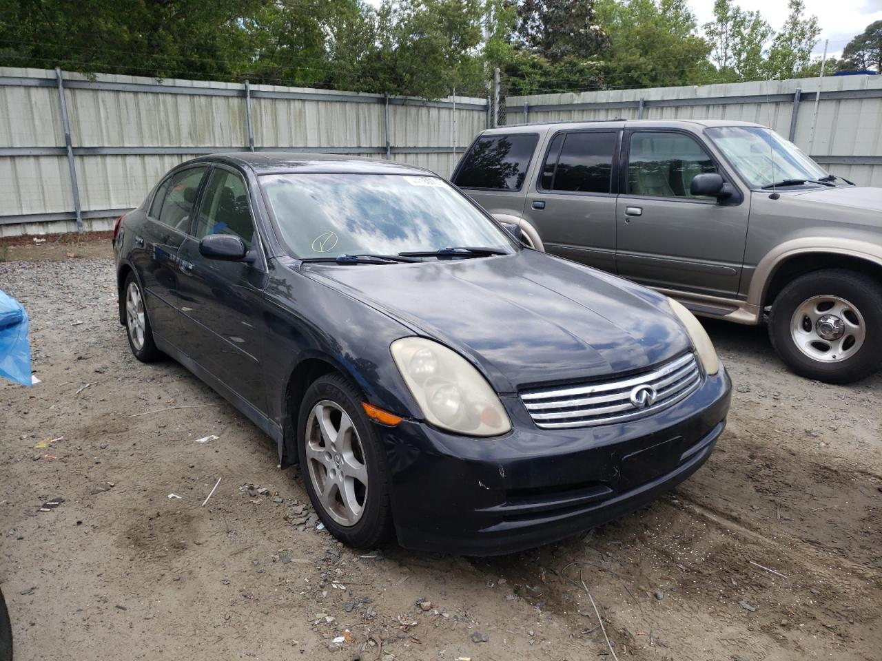 INFINITI G35 2004 with VIN JNKCV51E24M111264 - Photo from auction