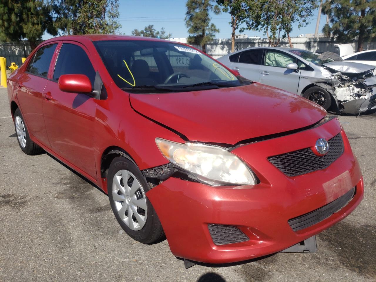 TOYOTA COROLLA BA 2009 with VIN JTDBL40E89J034116 - Photo from auction