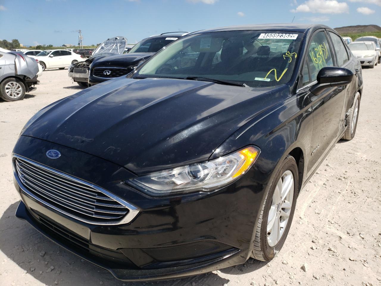 Photo 2 from auction – 2018 FORD FUSION SE with VIN 3FA6P0LU5JR160323
