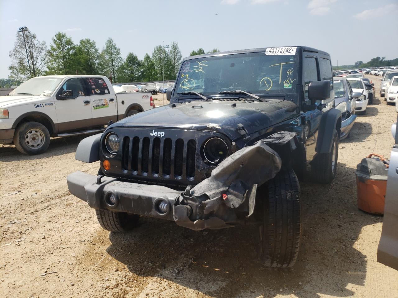 Photo 9 from auction – 2007 JEEP WRANGLER X with VIN 1J4FA24107L191220