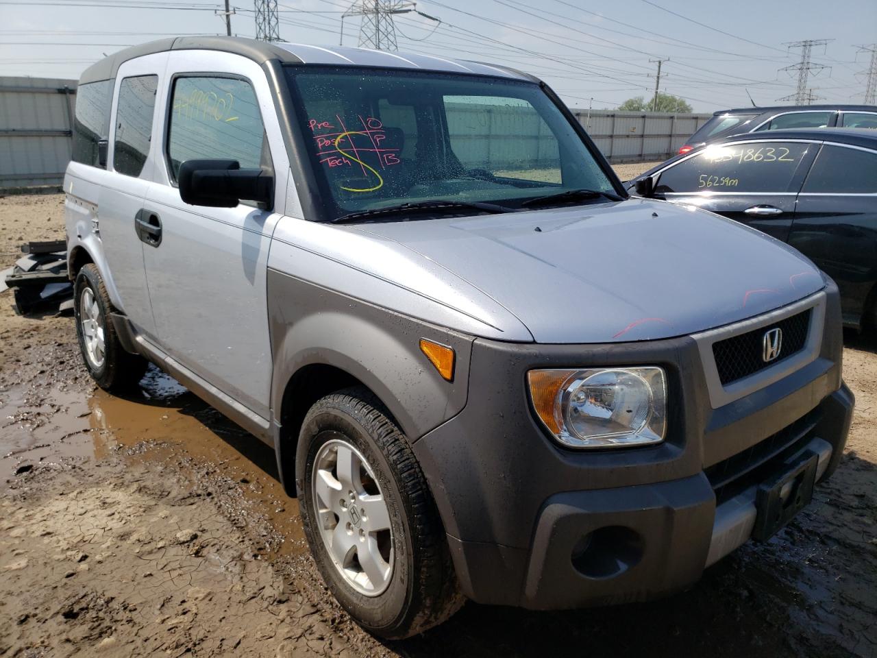 HONDA ELEMENT EX 2003 with VIN 5J6YH28593L031347 - Photo from auction