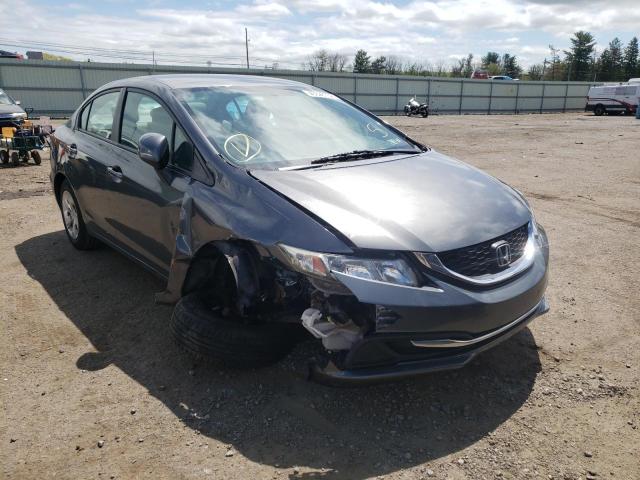 HONDA CIVIC LX 2013 with VIN 19XFB2F50DE242223 - Photo from auction