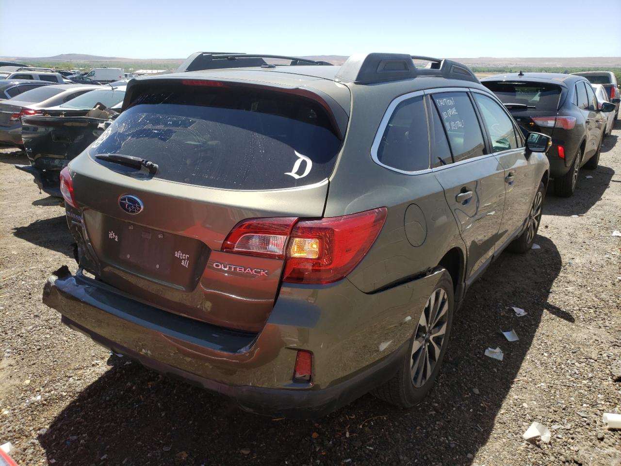 Photo 4 from auction – 2015 SUBARU OUTBACK 2. with VIN 4S4BSBNC5F3226717