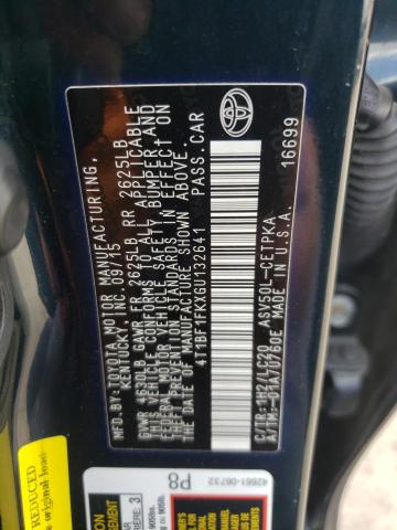 Photo 10 from auction – 2016 TOYOTA CAMRY LE with VIN 4T1BF1FKXGU132641