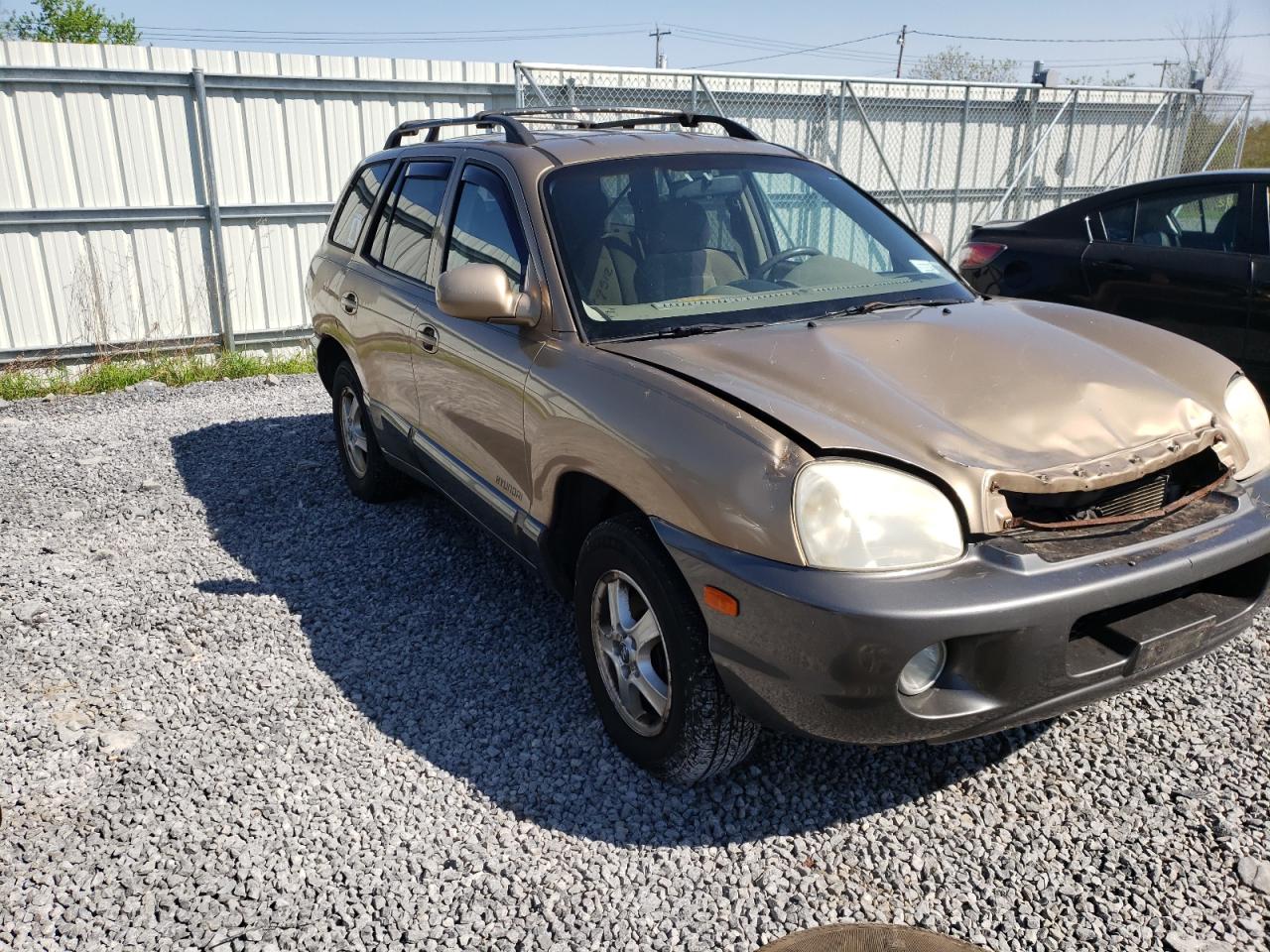 HYUNDAI SANTA FE G 2004 with VIN KM8SC73D64U849938 - Photo from auction