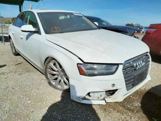 AUDI A4 PREMIUM 2013 with VIN WAUAFAFL8DA179640 - Photo from auction