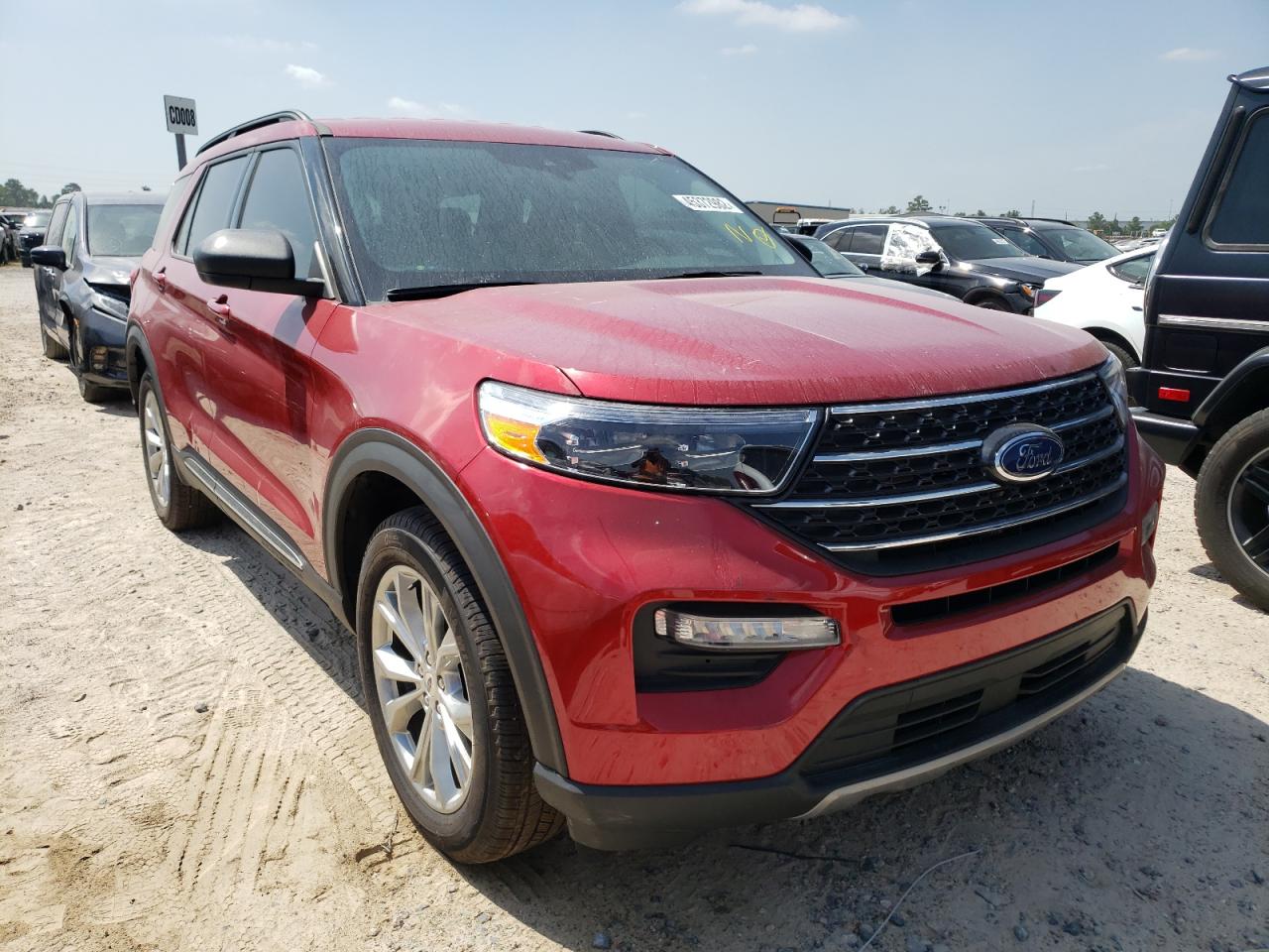 Photo 1 from auction – 2021 FORD EXPLORER X with VIN 1FMSK8DH9MGA26557