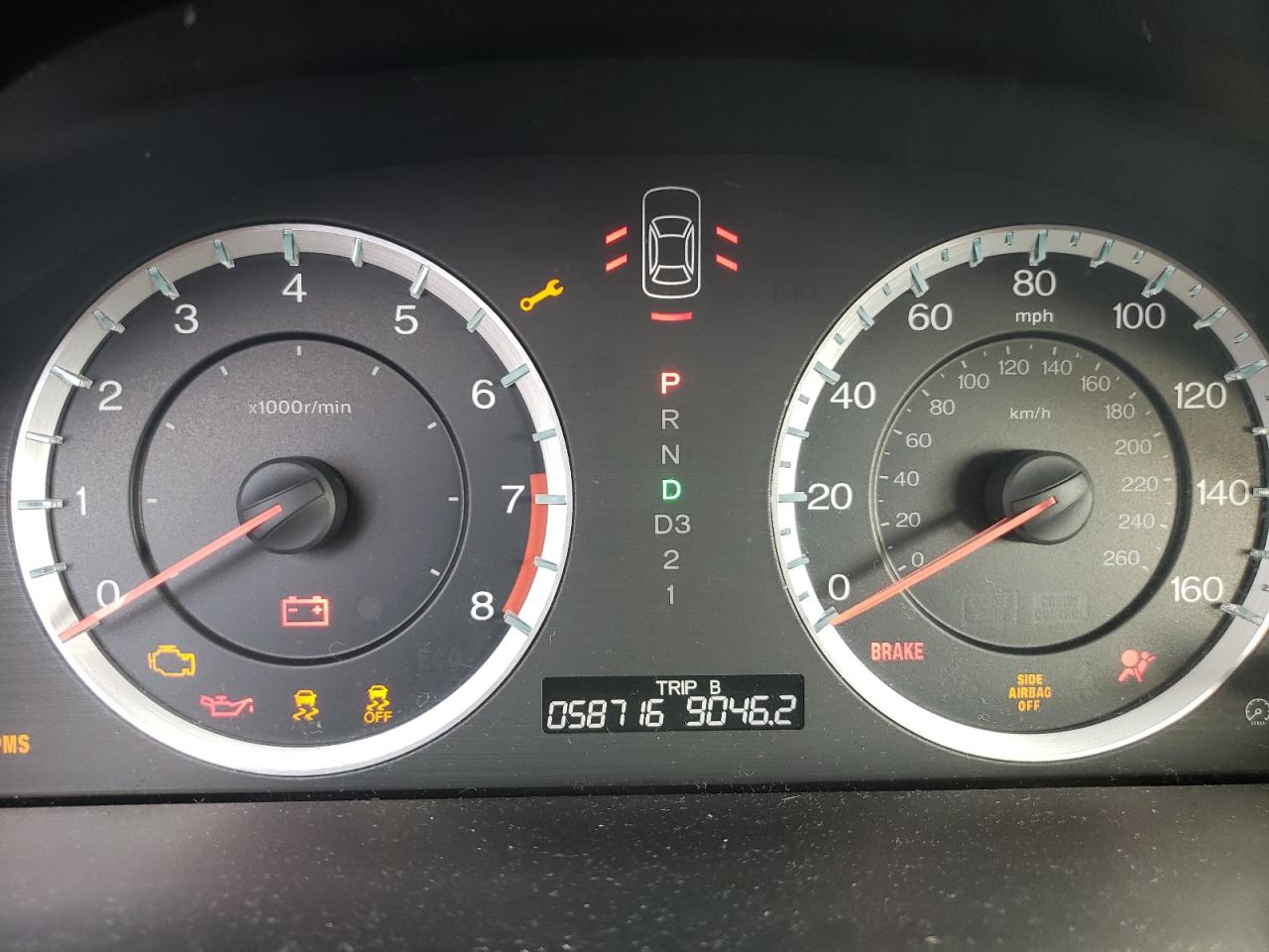 Photo 8 from auction – 2012 HONDA ACCORD LX with VIN 1HGCP2F3XCA043122