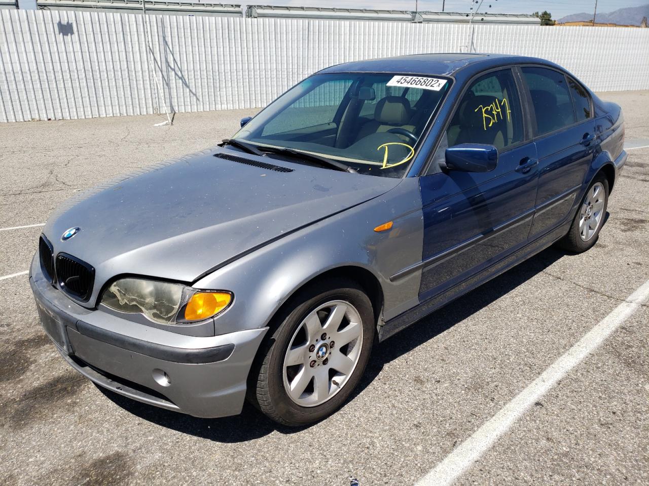 Photo 2 from auction – 2002 BMW 325 I with VIN WBAEV33442PD55089