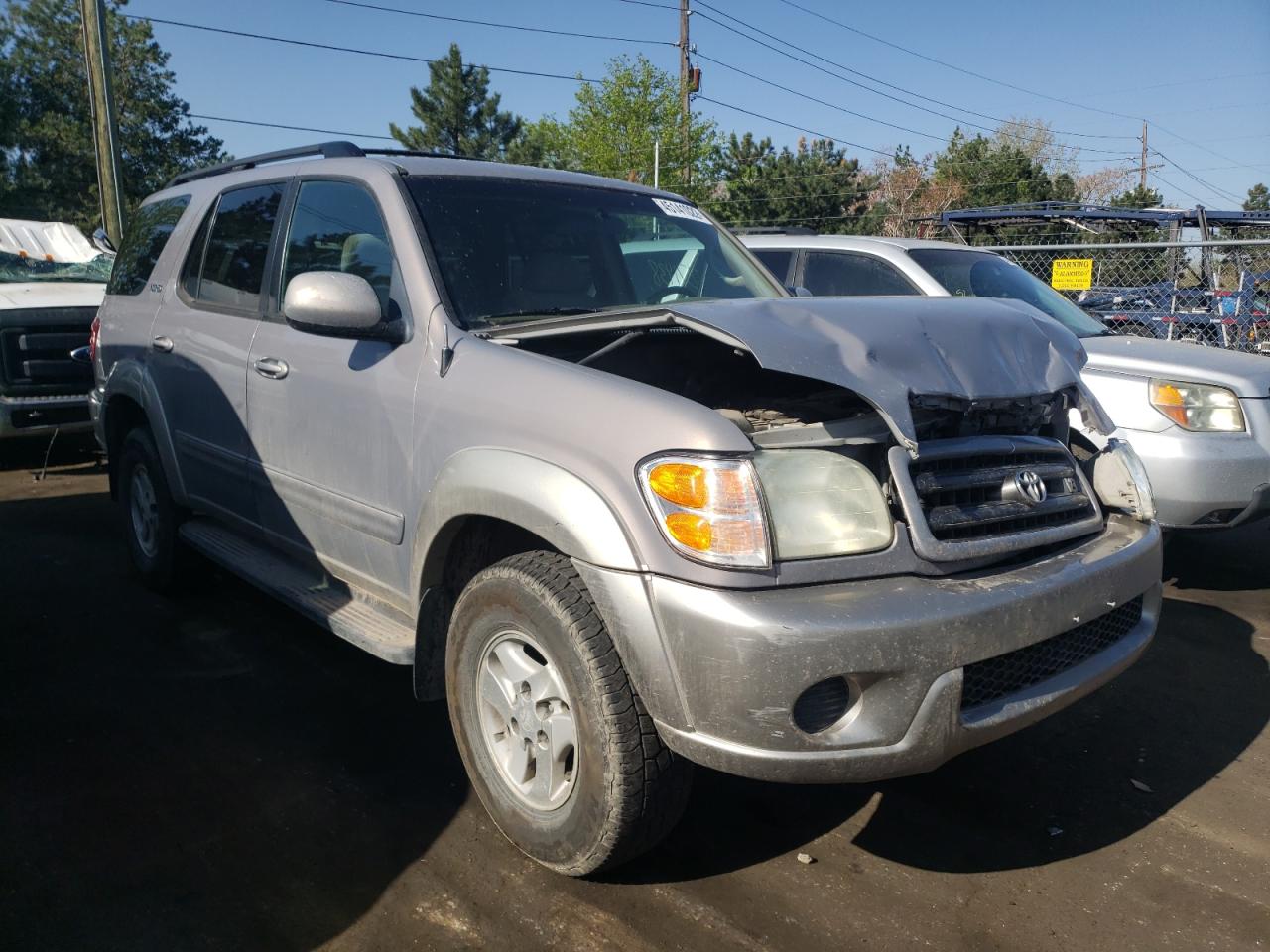 TOYOTA SEQUOIA SR 2002 with VIN 5TDBT44A02S135960 - Photo from auction