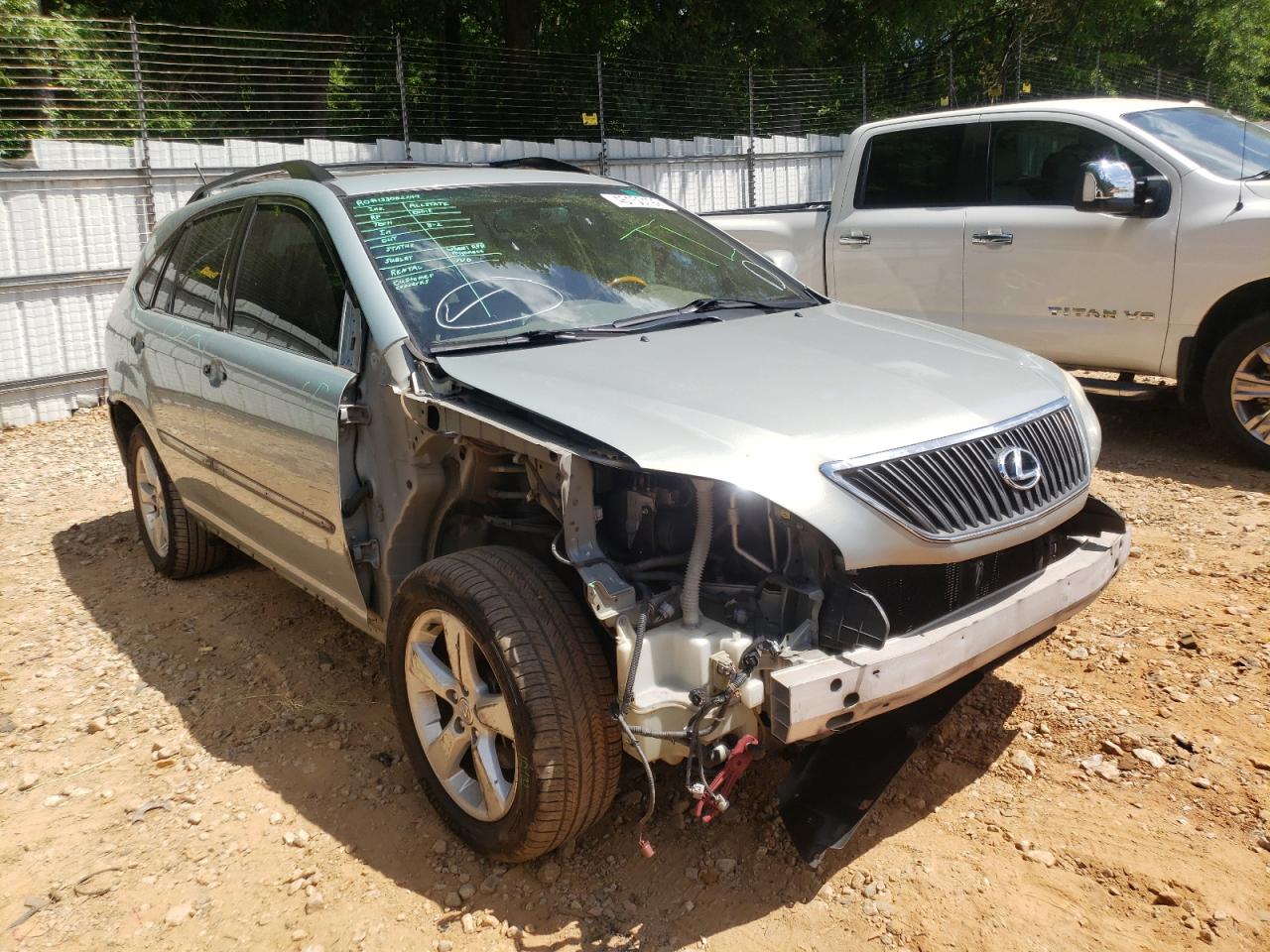 LEXUS RX 330 2004 with VIN JTJGA31U740008694 - Photo from auction