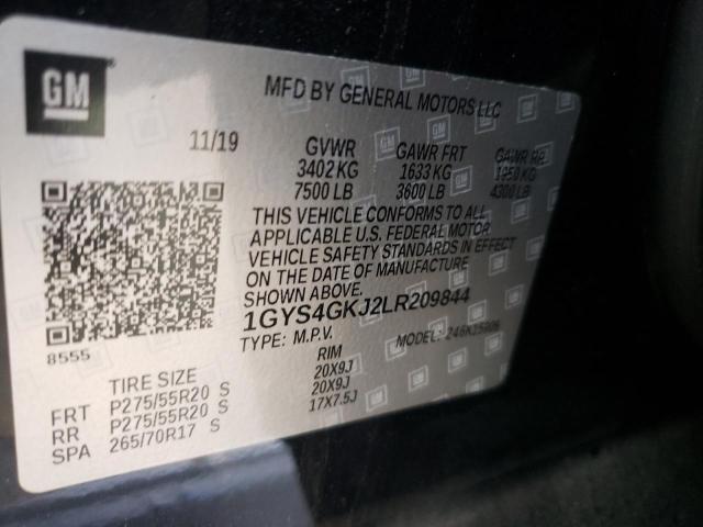 Photo 10 from auction – 2020 CADILLAC ESCALADE E with VIN 1GYS4GKJ2LR209844
