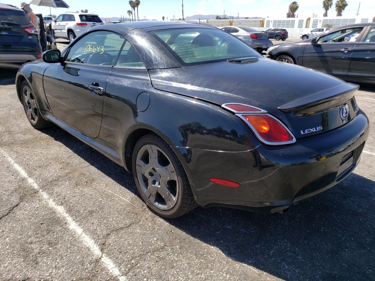 Photo 3 from auction – 2005 LEXUS SC 430 with VIN JTHFN48YX50069720
