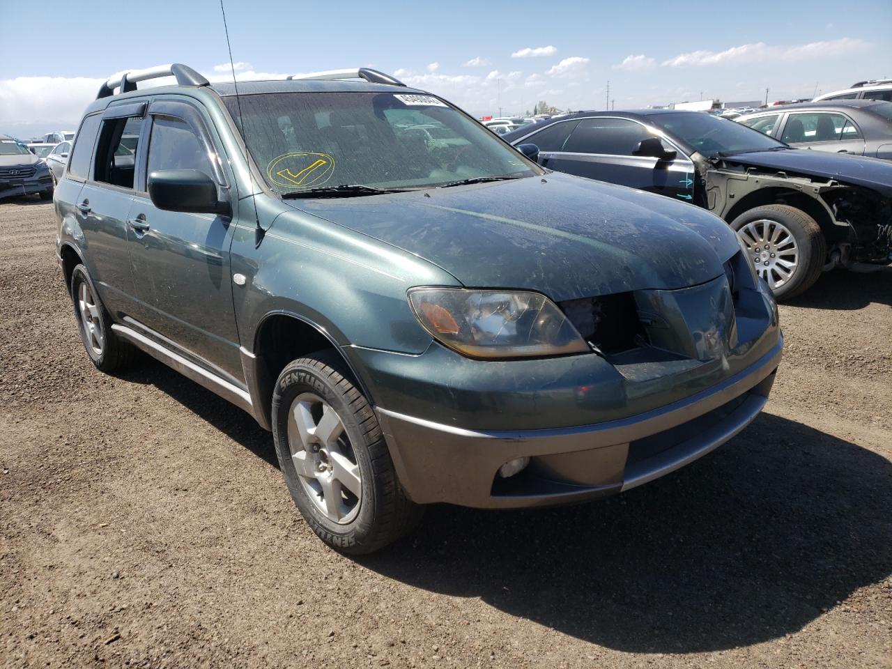 MITSUBISHI OUTLANDER 2004 with VIN JA4LX41FX4U031039 - Photo from auction