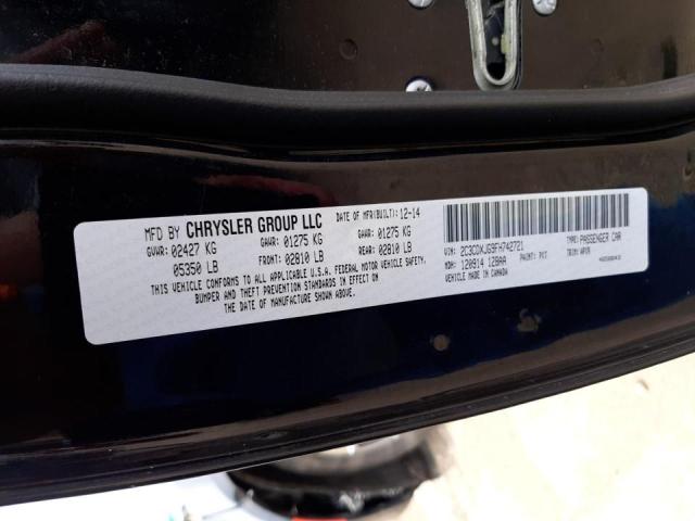 Photo 10 from auction – 2015 DODGE CHARGER SX with VIN 2C3CDXJG9FH742721