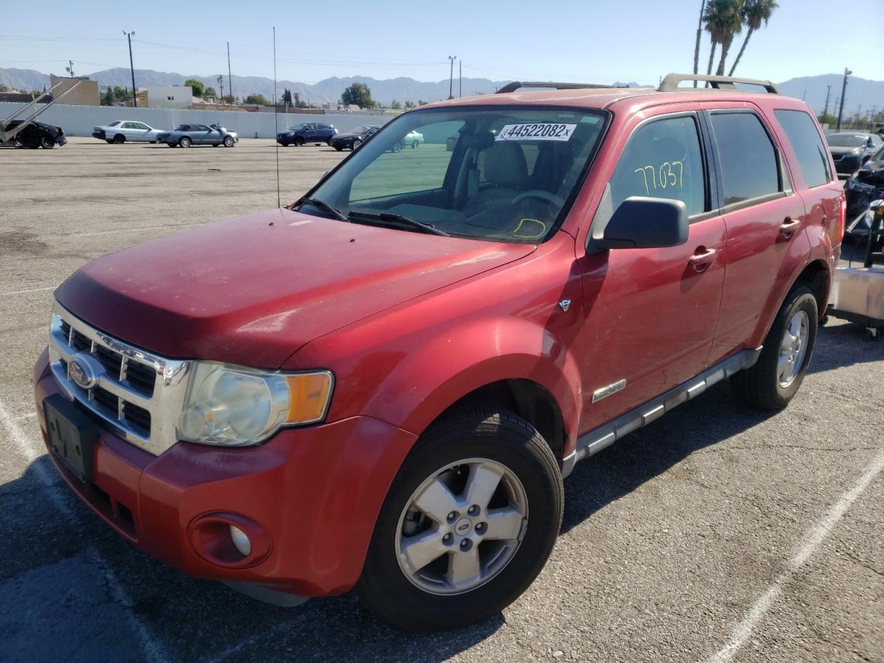 Photo 2 from auction – 2008 FORD ESCAPE XLT with VIN 1FMCU03158KE75693