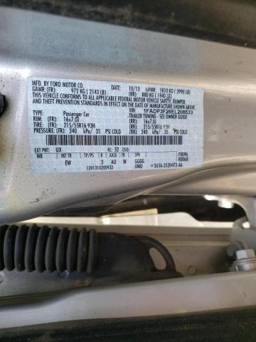 Photo 10 from auction – 2014 FORD FOCUS SE with VIN 1FADP3F26EL208533