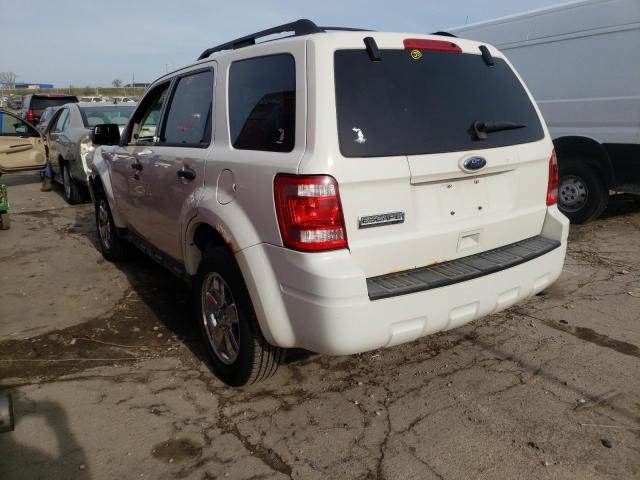 Photo 3 from auction – 2010 FORD ESCAPE XLT with VIN 1FMCU0D76AKA72217
