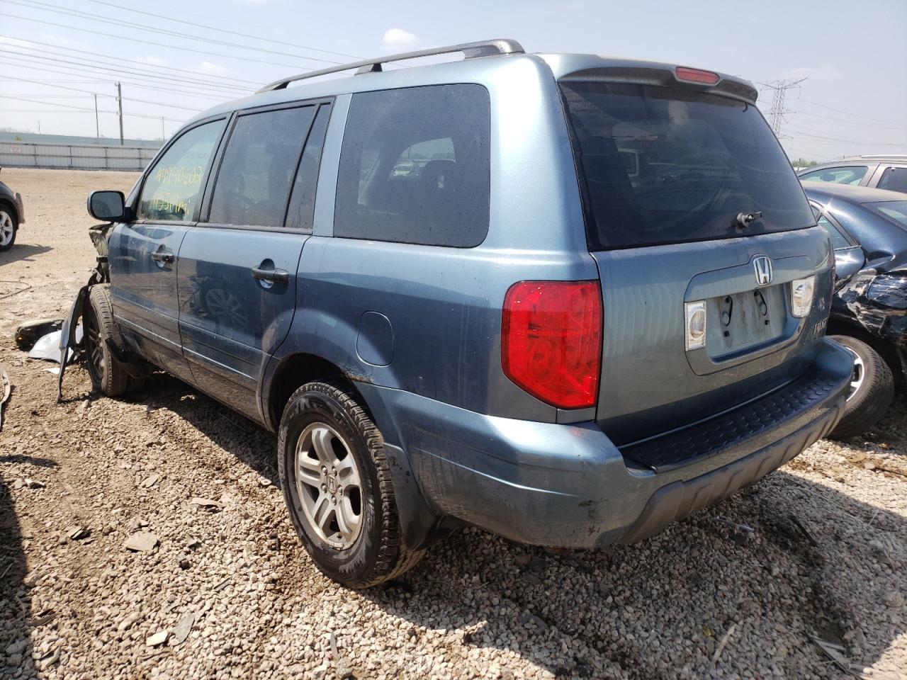 Photo 3 from auction – 2005 HONDA PILOT EXL with VIN 2HKYF18635H539626