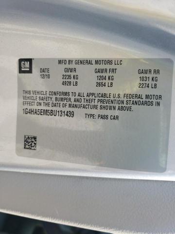 Photo 10 from auction – 2011 BUICK LUCERNE CX with VIN 1G4HA5EM5BU131439