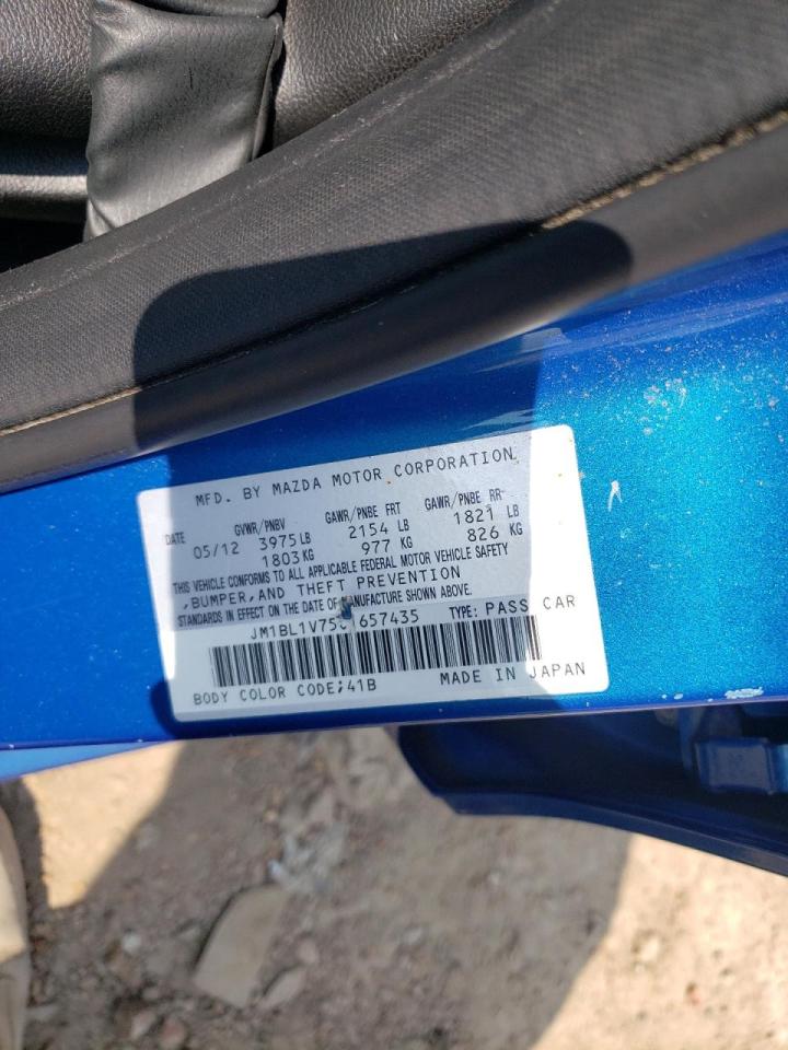 Photo 10 from auction – 2012 MAZDA 3 I with VIN JM1BL1V75C1657435