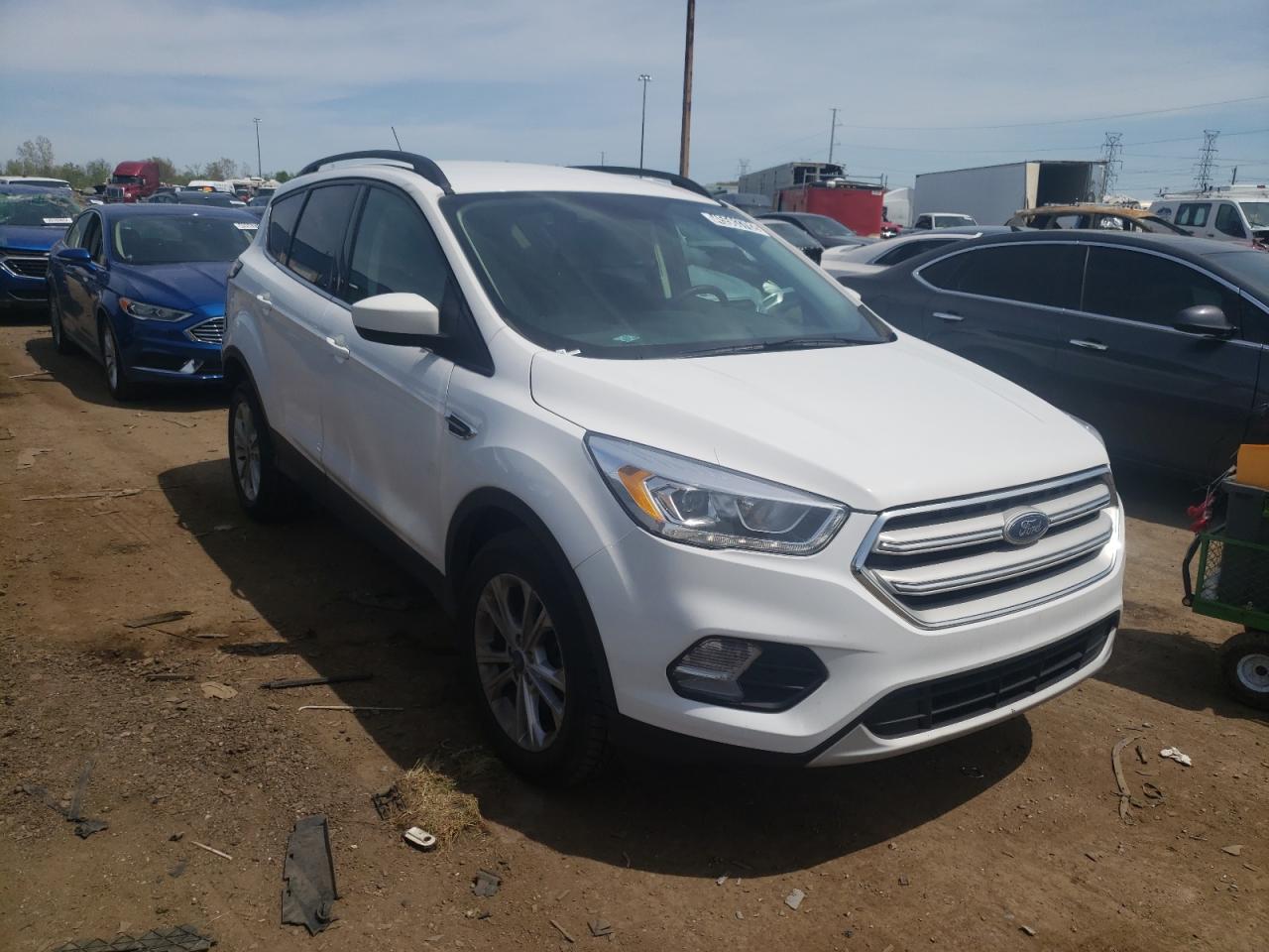 FORD ESCAPE SEL 2018 with VIN 1FMCU9HD0JUC40037 - Photo from auction