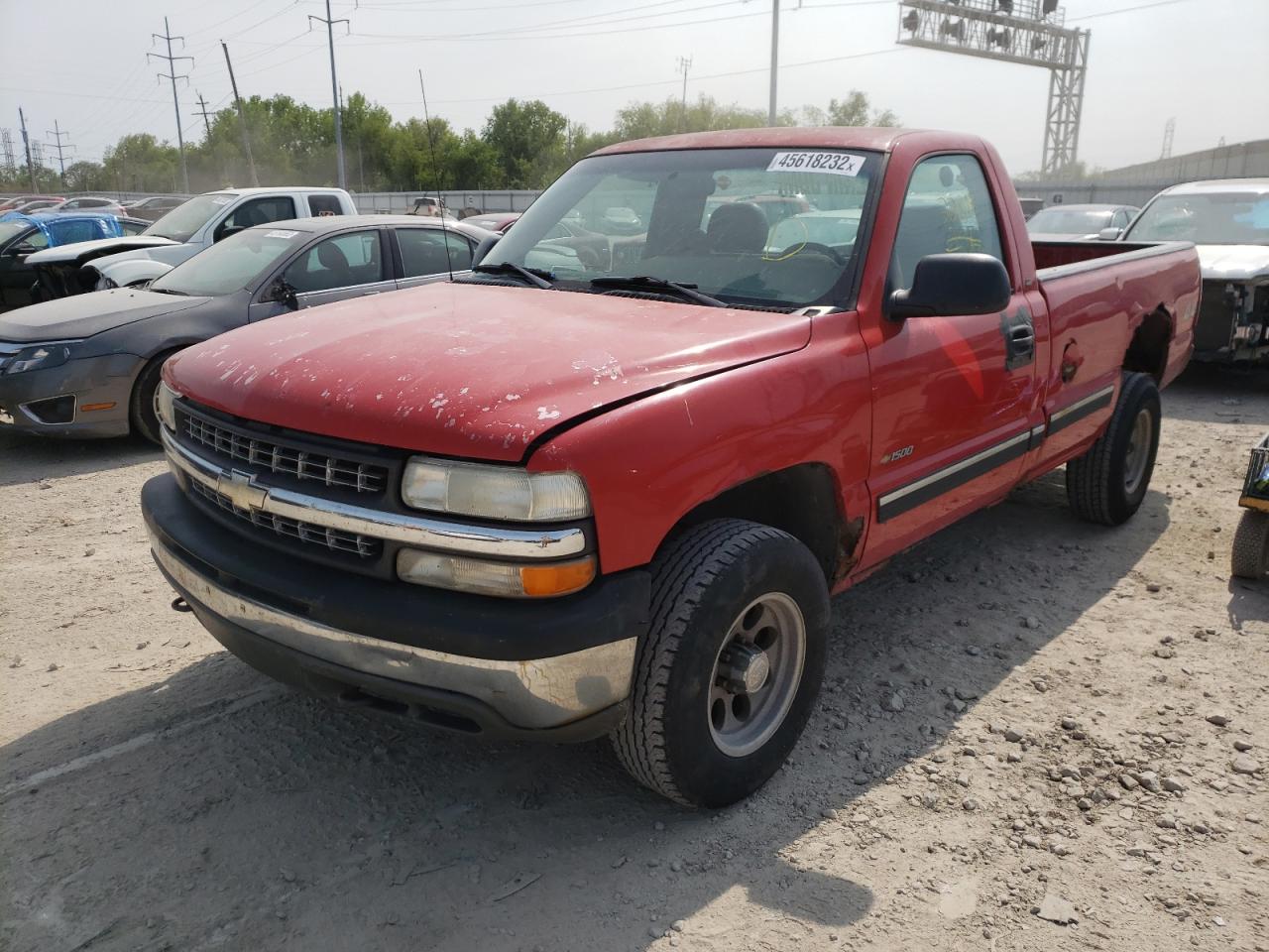 Photo 2 from auction – 2000 CHEVROLET SILVERADO with VIN 1GCEK14V6YE351442