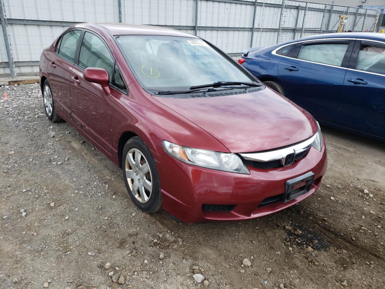 Photo 1 from auction – 2010 HONDA CIVIC LX with VIN 2HGFA1F52AH569608